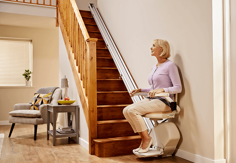 Image of Acorn Straight Stairlift side